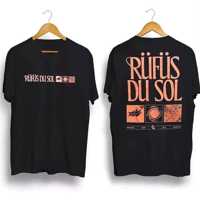 American Vintage Rufus Du Sol 2025 chemise de Concert unisexe été nouveau Streetwear hommes et femme