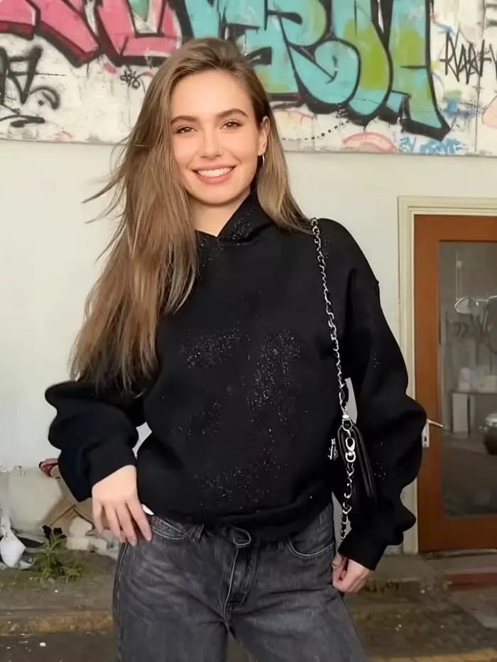 Vestes à capuche à paillettes pour femmes