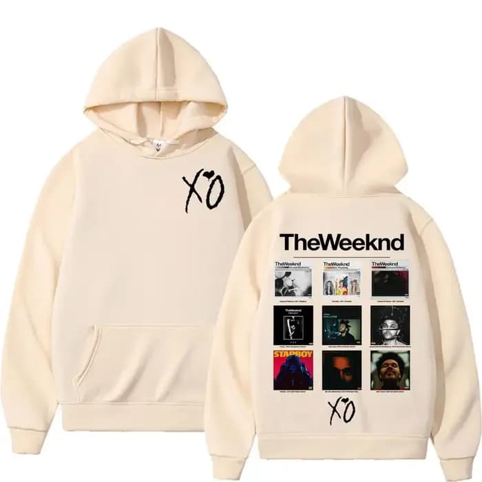 Rappeur The Weeknd Album couverture graphique sweat à capuche pour homme femmes mode Hip Hop Pop musique