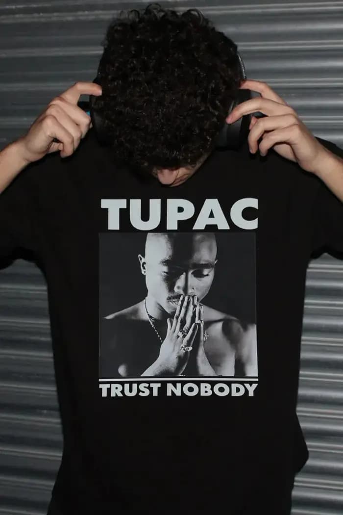 T-shirt 2pac tendance 2026 pour homme et femme