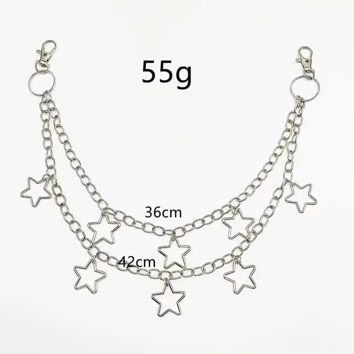 JOHip Hop Hipster Punk Metal Crescent pour hommes et femmes