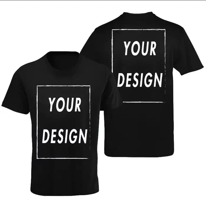 T-shirt Personnalisé 100% Coton pour Homme