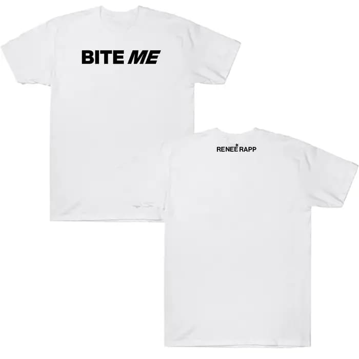 Reneé Rapp chanteur Album impression t-shirts Bite Me T-shirt coton doux unisexe Streetwear à manches courtes col rond