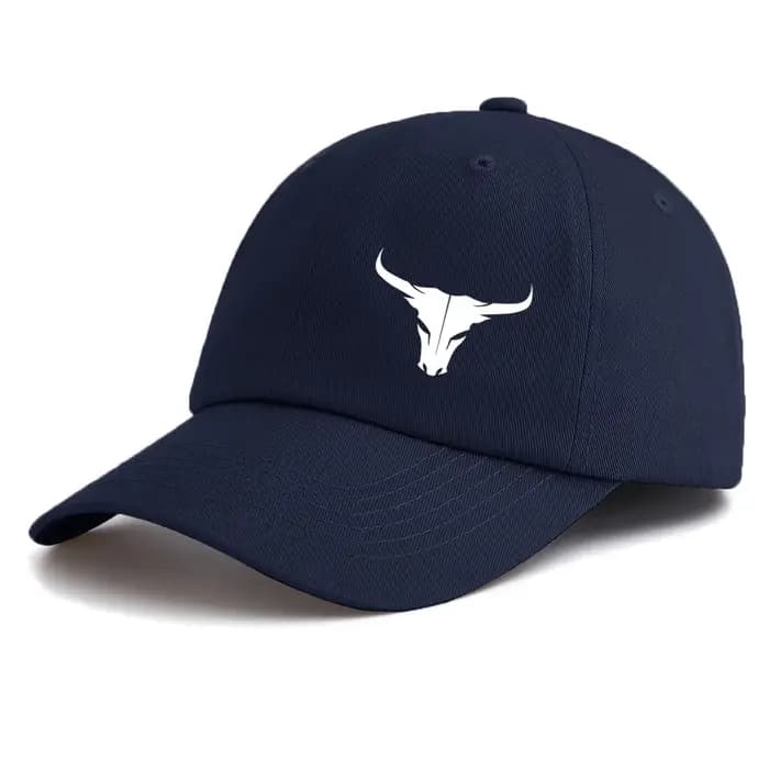 Casquette de Baseball imprimée BULL HORN pour adultes