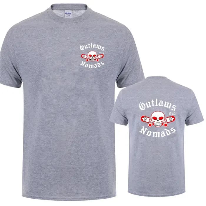 MC Outlaws Nomads T-shirt t-shirts hommes nouvel été à manches courtes coton