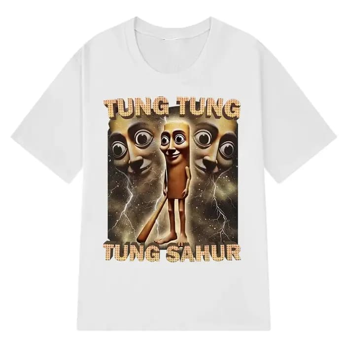 Tung Sahur T-shirt imprimé graphique pour hommes