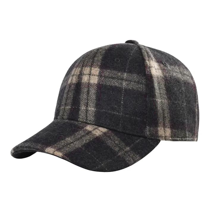 Botvela – casquette de Baseball en Tweed à chevrons pour hommes