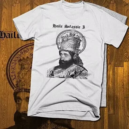 T-Shirt Reggae Roots Rock, Rasta Feel Jah Rastafari Hays Selassie, Vibes