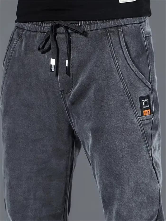 Nouveau pantalon homme Hip Hop Harem Jeans, pantalon ample en denim, joggers décontractés, pantalon