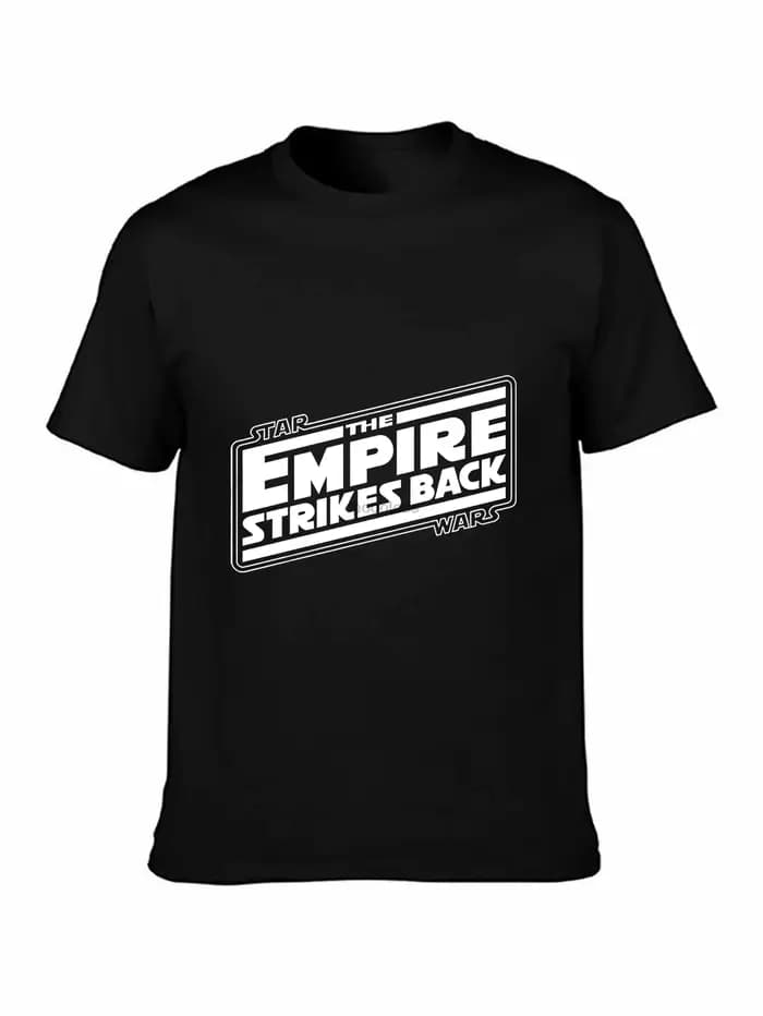 Authentique l'empire frappe au dos Logo T-Shirt S-2XL nouveau (1)
