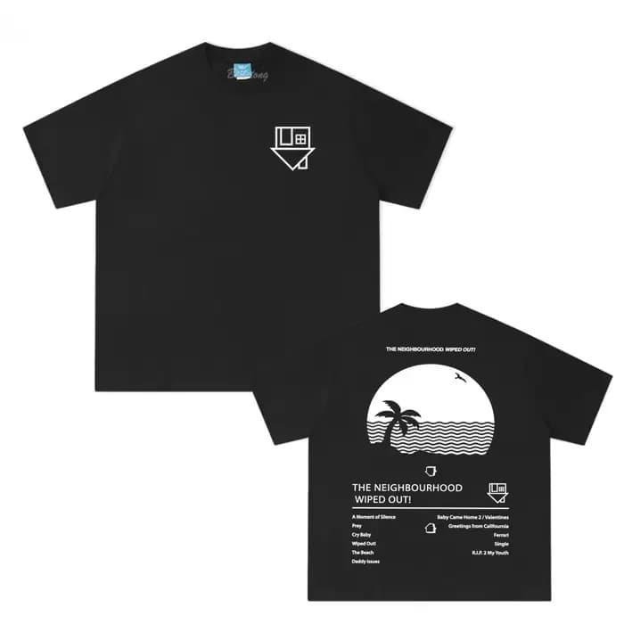 Le quartier T-Shirt Hip Hop graphique pour hommes T-Shirt été 100% coton haute qualité Vintage Punk
