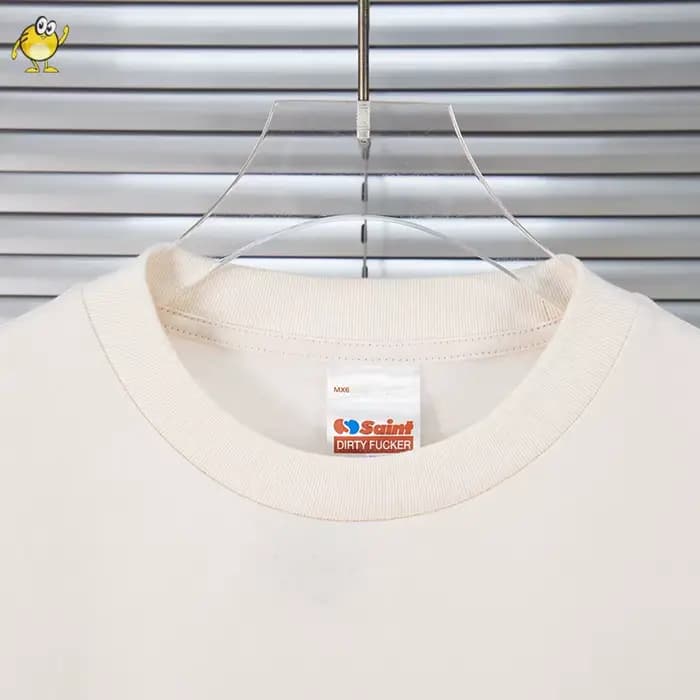T-shirt Streetwear Lavé SAINT Homme Femme – Qualité Supérieure