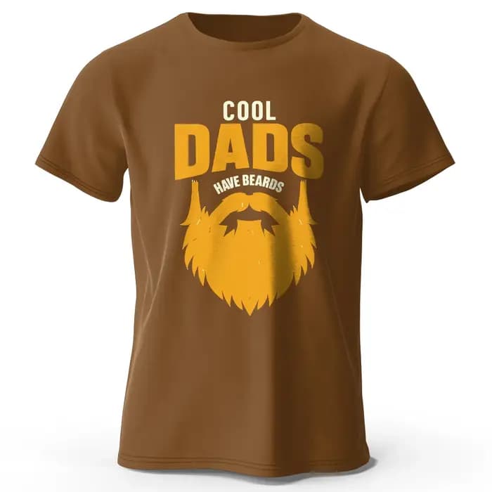 T-Shirt imprimé papa avec barbes pour hommes et femmes