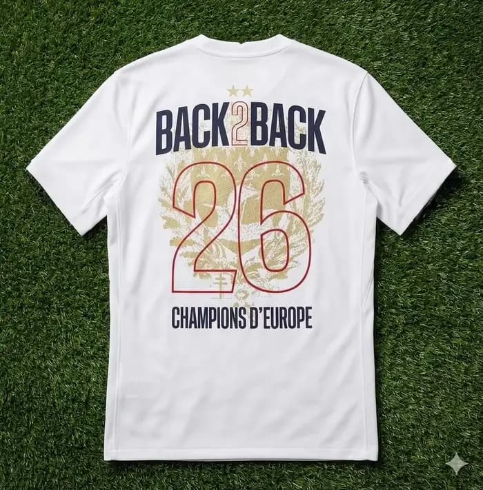 Nouveau T-shirt de football 2026 - T-shirt d'été en coton ample à manches courtes pour hommes et fem