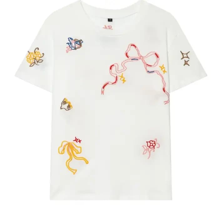 T-shirts pour femmes été 2025 Y2k Streetwear mode filles t-shirt à manches courtes col rond