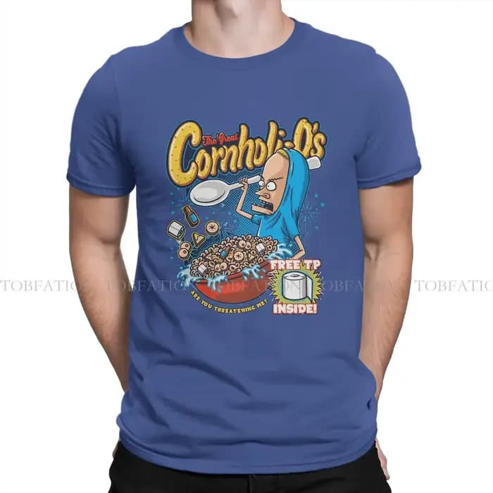 T-shirt en coton à col rond pour hommes