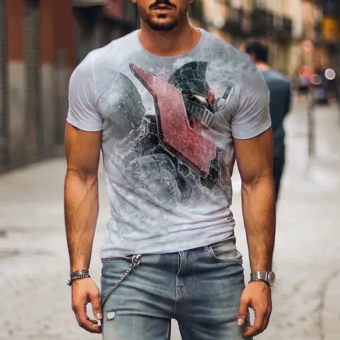 Mazinger Z impression 3D T-Shirts Anime Robot hommes femmes décontracté mode à manches courtes t-shirt surdimensionné