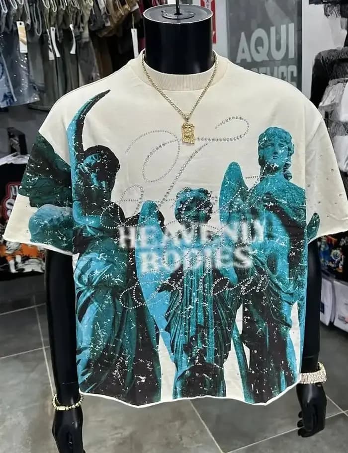 Style coloré Design tendance sens lettre manches longues pour l'été décontracté série ample Y2k Punk Flash T-Shirts 2025 vêtements