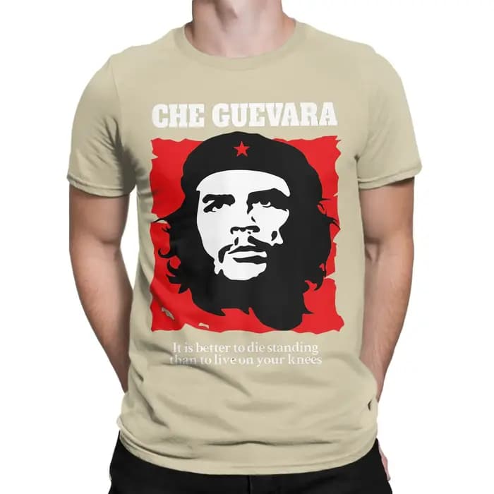 Hommes Ernesto Che Guevara Cuba t-shirt guerrilla cubaine coton vêtements génial à manches courtes col rond T-Shirts imprimés