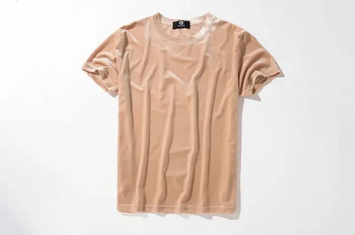 Nouveau T-shirt en velours à manches courtes 2026 – Style décontracté et tendance pour homme – Hauts