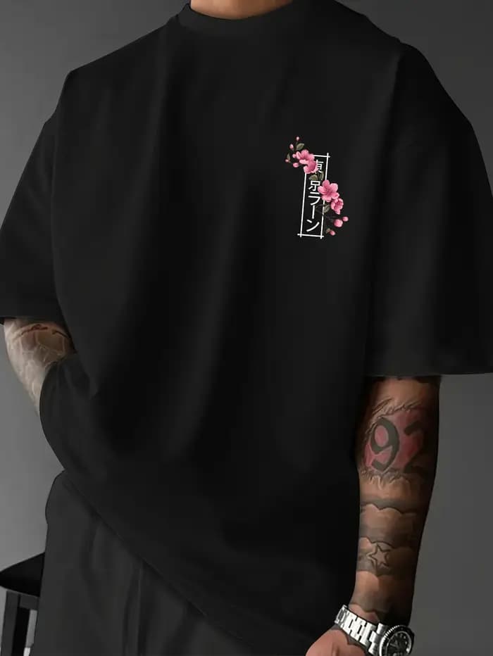 T-shirt imprimé pour hommes