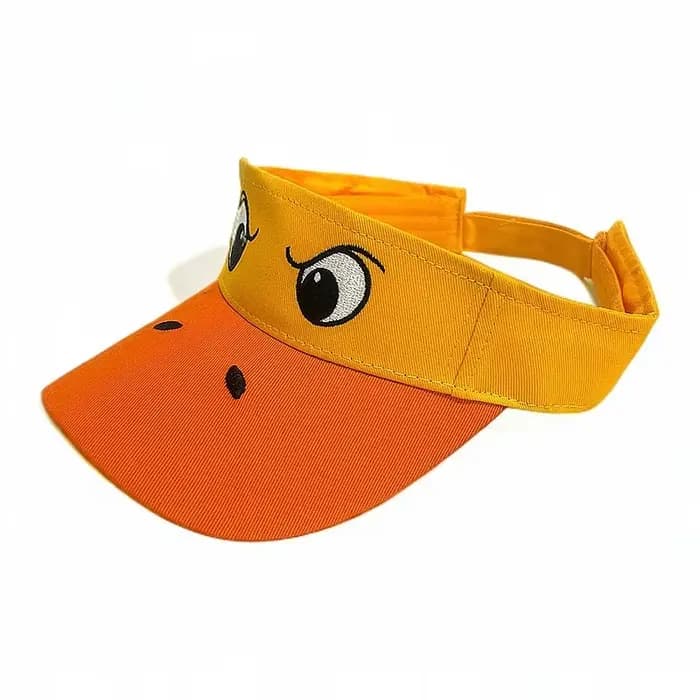 Casquette de baseball brodée de canard – Visière non structurée réglable et mignonne pour l'extérieur
