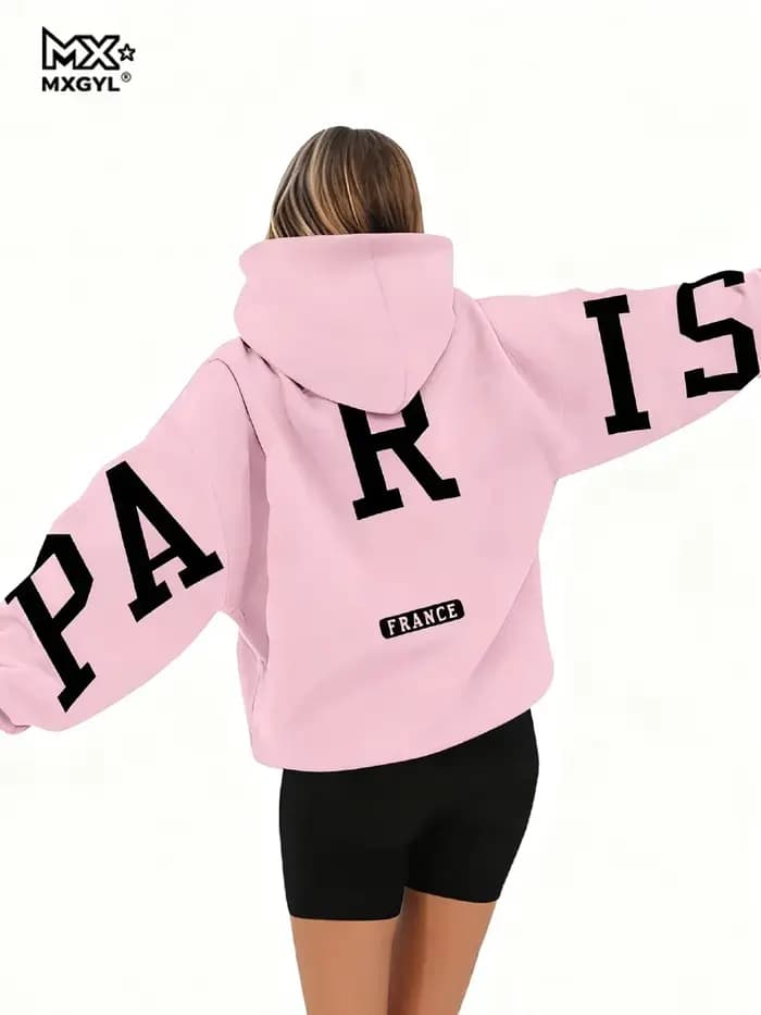 Sweat à capuche décontracté ample pour homme, style streetwear unisexe, idéal pour l'automne et l'hi