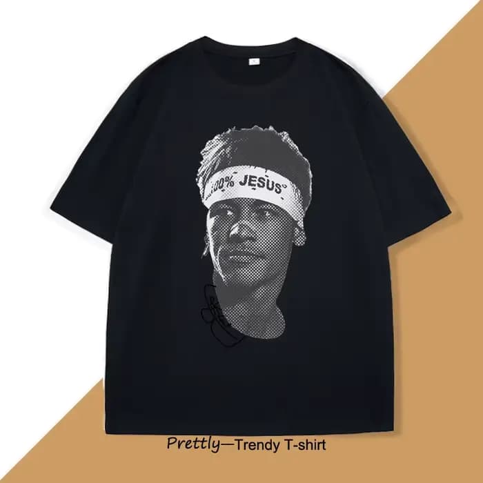 Neymar-T-shirt à Manches Courtes en Coton pour Homme, Vêtement Décontracté, Surdimensionné, à la Mod