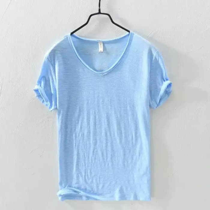 T-Shirt rétro à bords bruts pour hommes