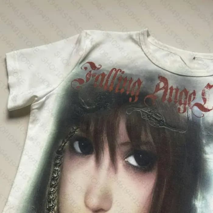 Vêtements pour femmes T-shirts Vintage Streetwear Harajuku dessin animé imprimé graphique T dessus de chemise roupas