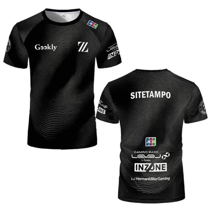 Maillot d'équipe d'e-sport ZETA DIVISION 2026 SITETAMPO – T-shirt unisexe à séchage rapide et respirant