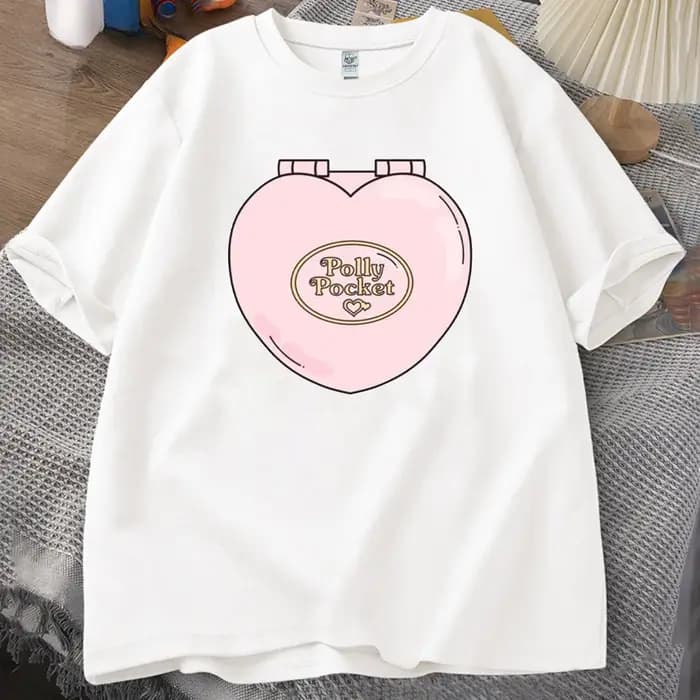 Polly poche imprimé t-shirts hauts