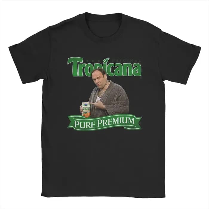 The Sopranos T-Shirts pour hommes nouveauté pur coton T-Shirts col rond manches courtes T-Shirts vêt