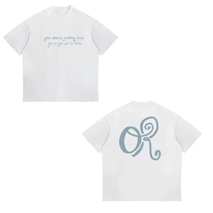 T-shirt graphique unisexe en coton Y2k