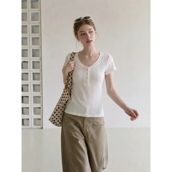 T-shirt blanc pour femme