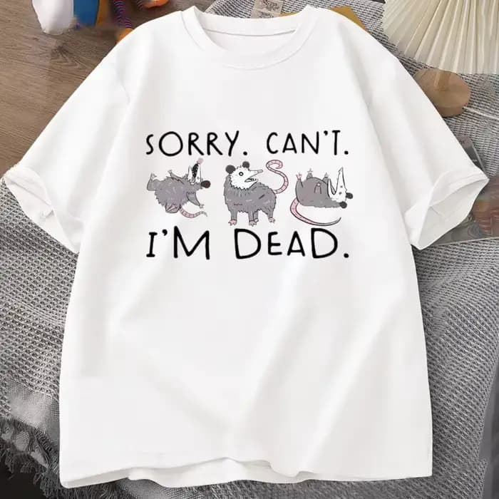 Nouveau Possum T-Shirt pour Opossum amant drôle graphique