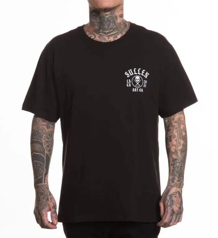 T-shirt décontracté tendance streetwear Cali Pin Up Tattoo Art pour hommes et femmes