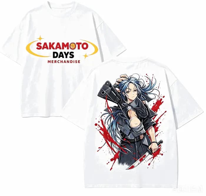 SAKAMOTO DAYS T-shirt pour amoureux de l'anime, en coton Harajuku, nouveau modèle, mode urbaine, man