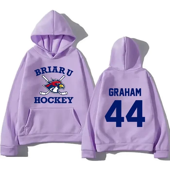 Sweat-shirts à capuche unisexes Off Campus Briar University Hockey, décontractés, amples, style streetwear, esthétique urbaine