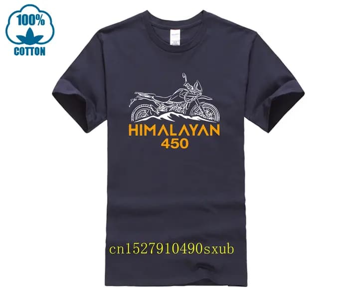 Nouveaux hommes Royal T-shirt décontracté Enfield himalayen 450 pour les motocyclistes