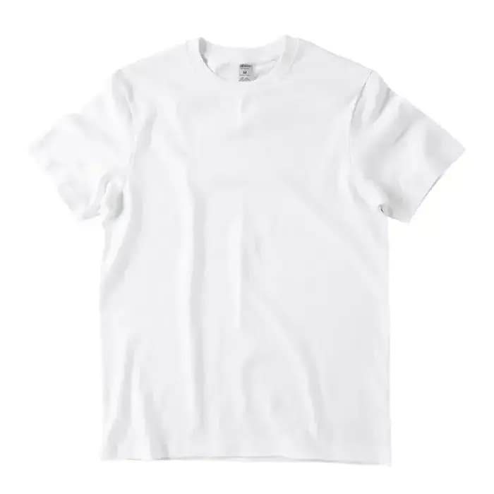 T-shirt à Manches Courtes pour Homme et Femme, 100% Coton, Solide, Tendance, Loisirs, Noir, Blanc, G
