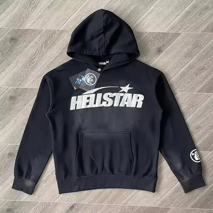 Sweat à capuche HS Uniform Big Logo Wash Water Heavy Industry