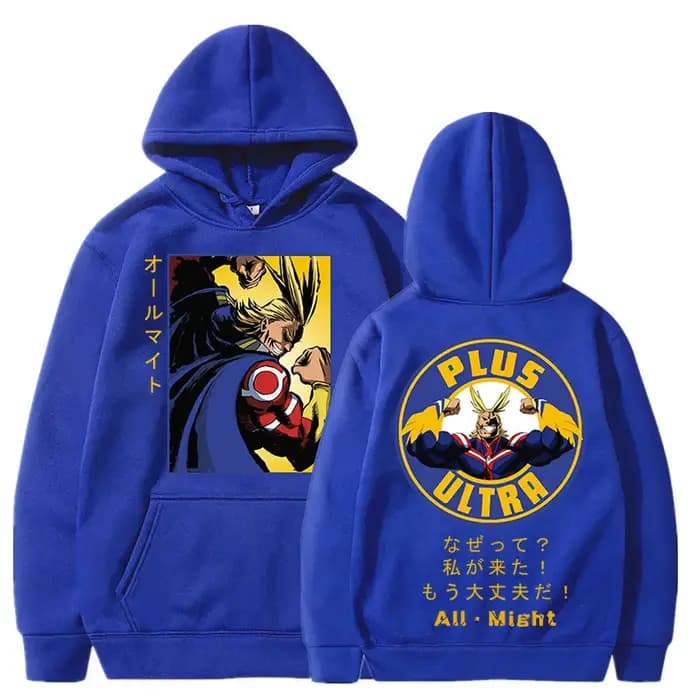 Sweat à capuche imprimé Anime My ForeAcademia pour hommes et femmes