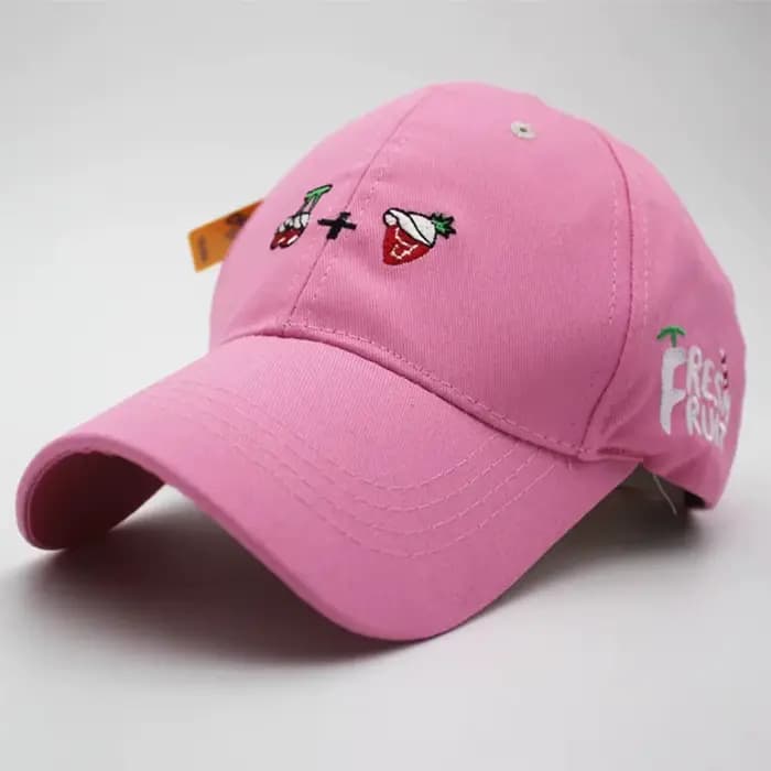 Casquettes de baseball brodées de fruits pour femmes