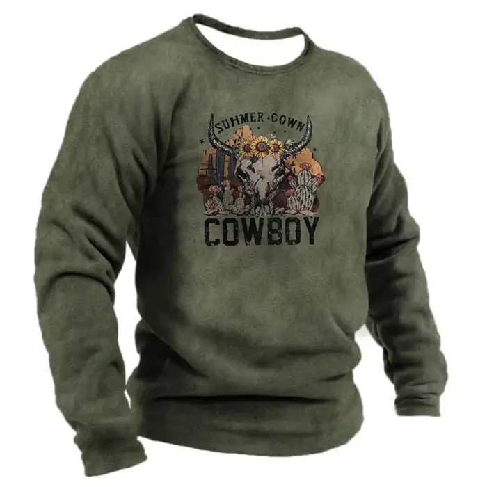 Streetwear imprimé 3D à manches longues pour hommes, vêtements vintage, style ethnique, graphique PV
