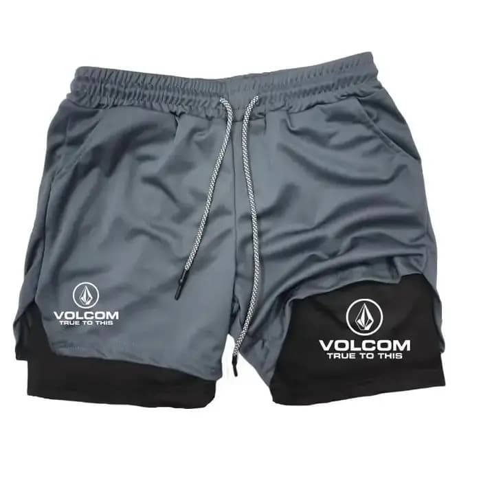 Short de sport imprimé 2-en-1 pour homme VOLCOM