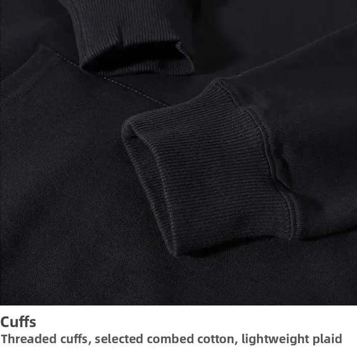 Sweat à capuche en coton personnalisé pour hommes automne texte