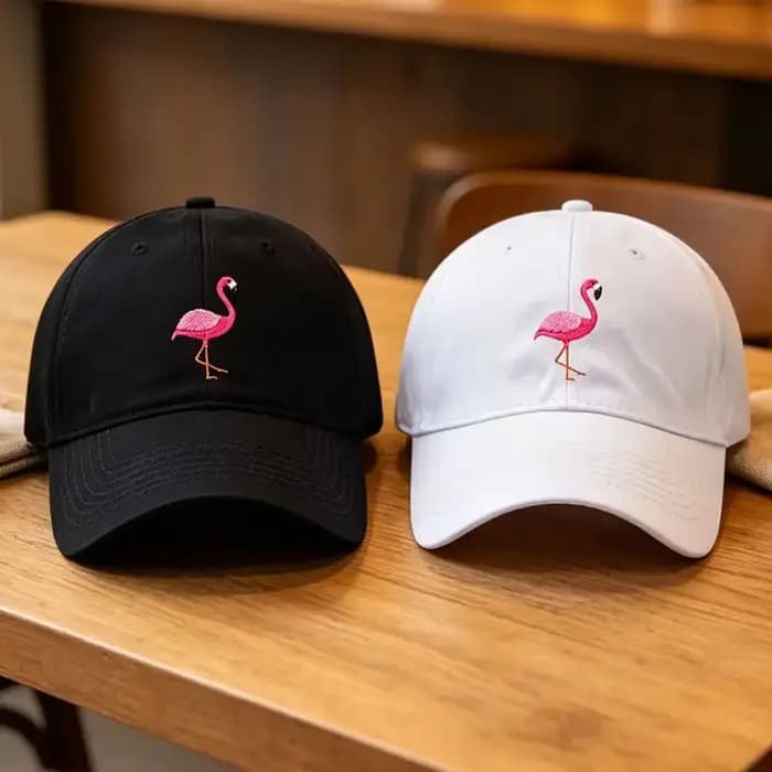 Casquettes de Baseball flamant rose brodées d'animaux pour hommes et femmes