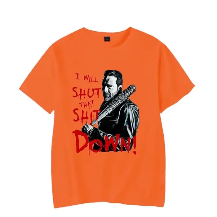The Walking Dead t-shirt été Cool à manches courtes unisexe mode ample