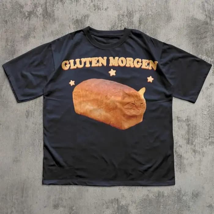 T-shirt humoristique avec motif de chat